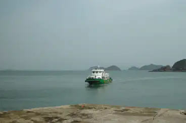 백아도 선착장