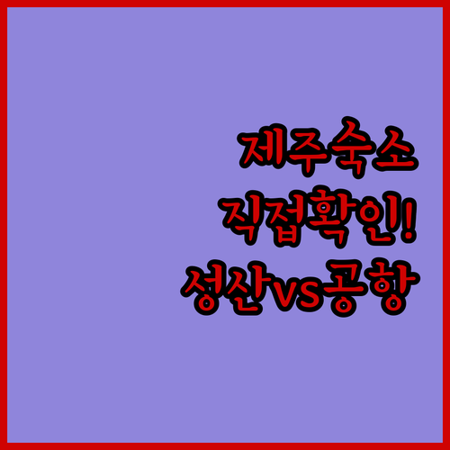 직접 확인한 제주도 호텔 특징 정리 ..