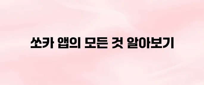 쏘카 앱 다운로드 및 사용법 총정리 (이용 요금·차량 예약 팁)