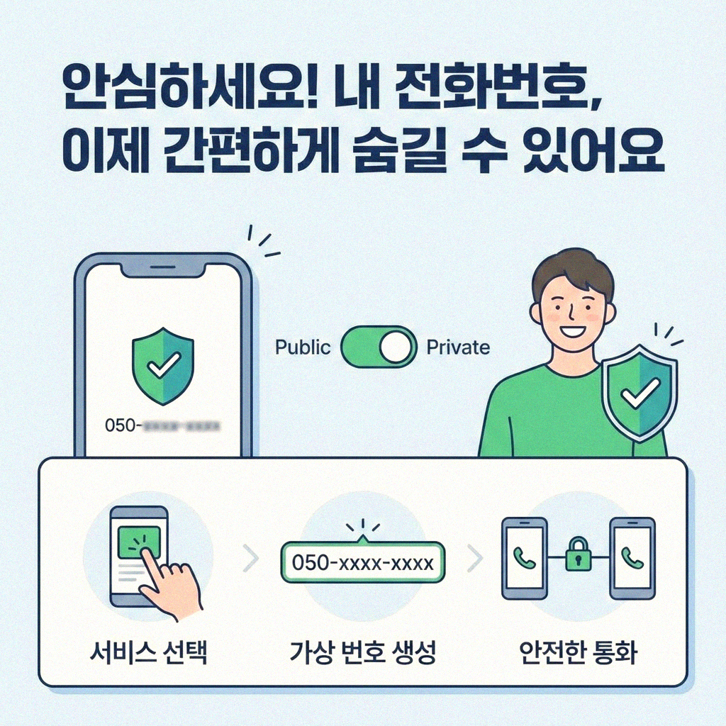 내 스마트폰 전화번호, 누구에게 숨길까? 간단한 방법 알아보기