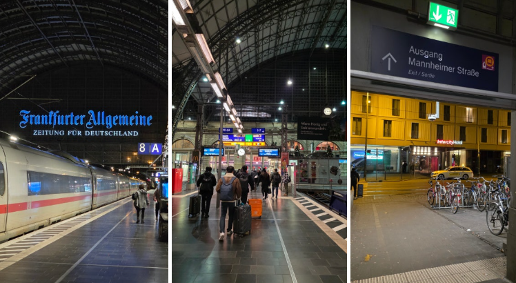 뮌헨에서 프랑크푸르트 가는 기차