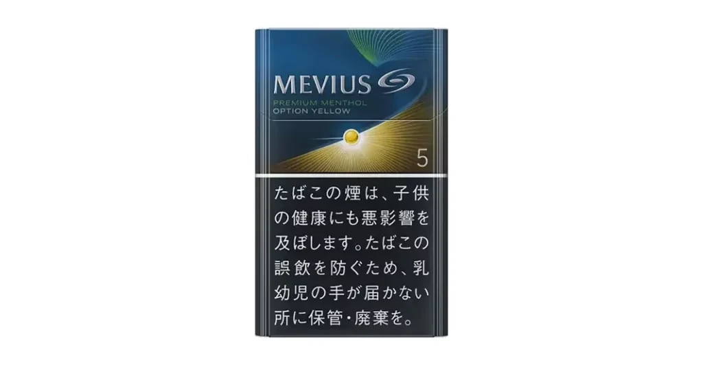 메비우스 프리미엄 멘솔 옵션 옐로우 5
