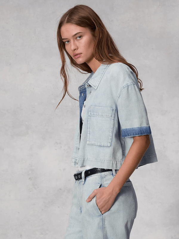 살롱드립2 58회 김고은 데님셔츠