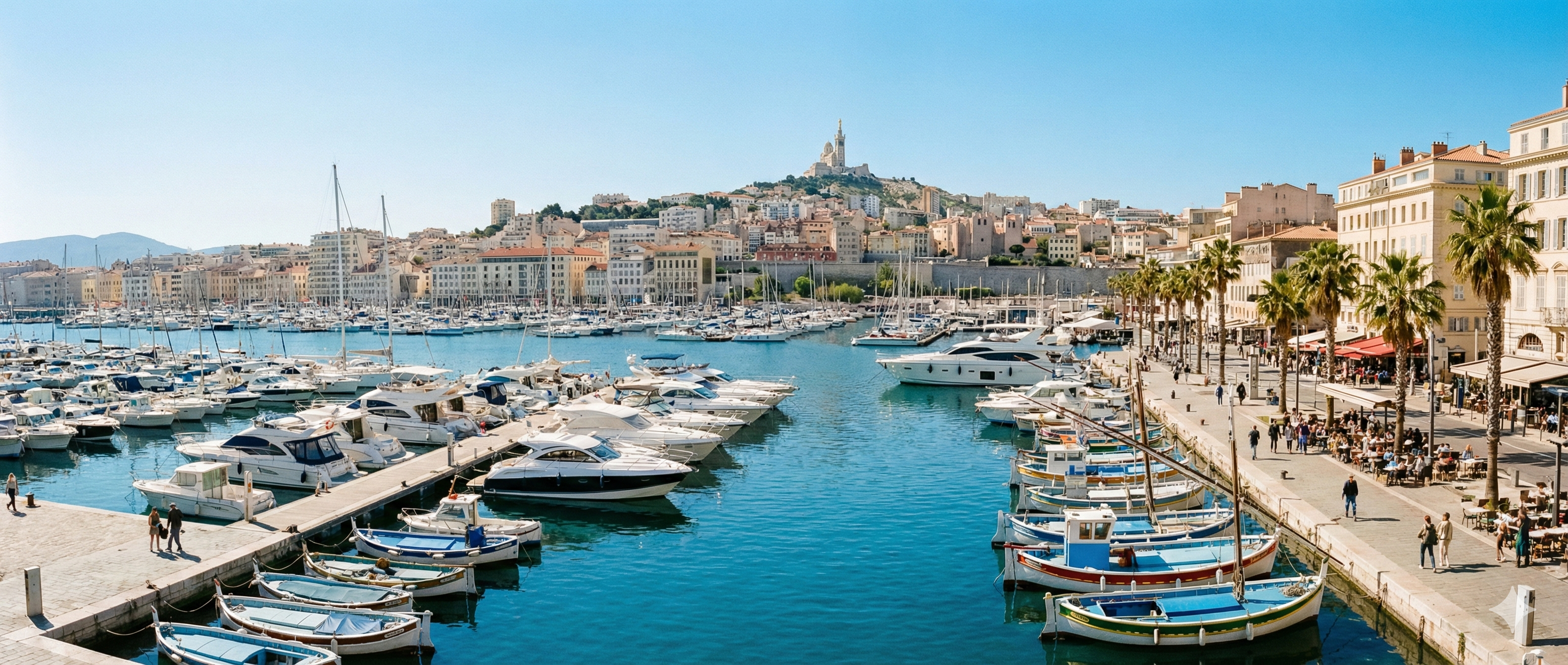 프랑스 마르세유 날씨와 분위기를 나타내는 사진