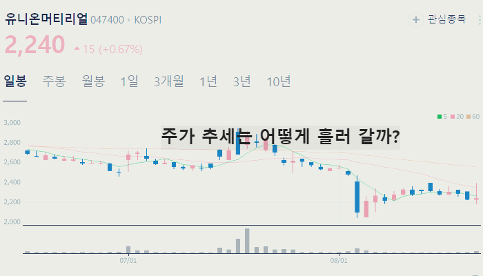 바나듐 배터리 관련주 대장주 TOP10