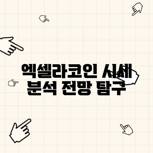 엑셀라코인 시세 분석 전망 탐구