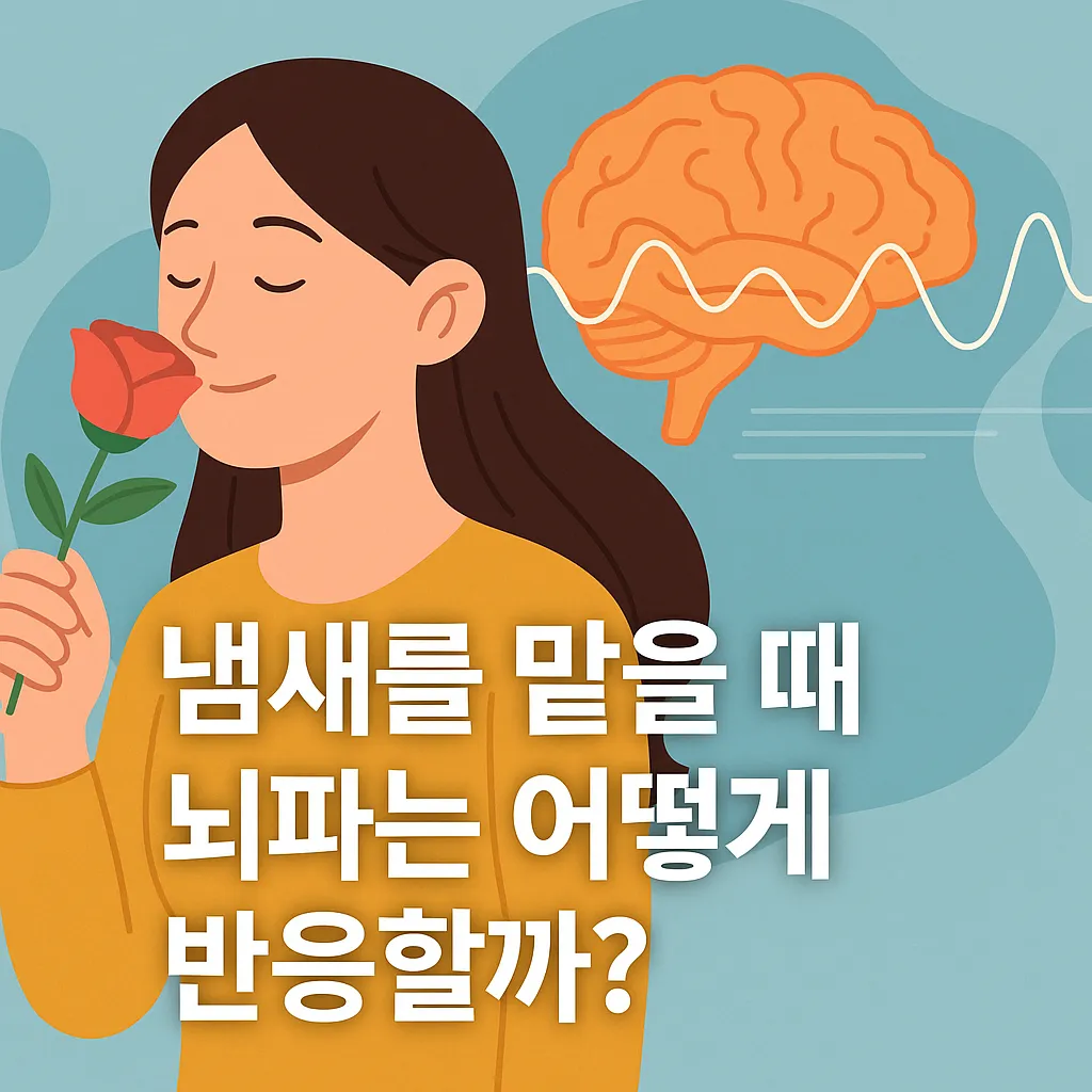 냄새를 맡을 때 뇌파는 어떻게 반응할까?