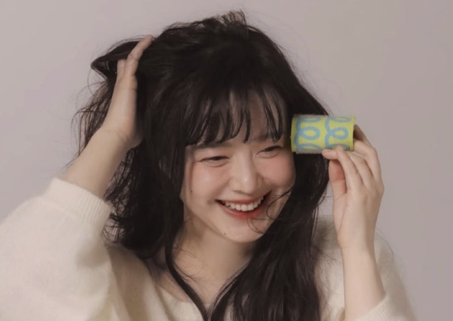 구혜선 헤어롤 쿠롤 론칭