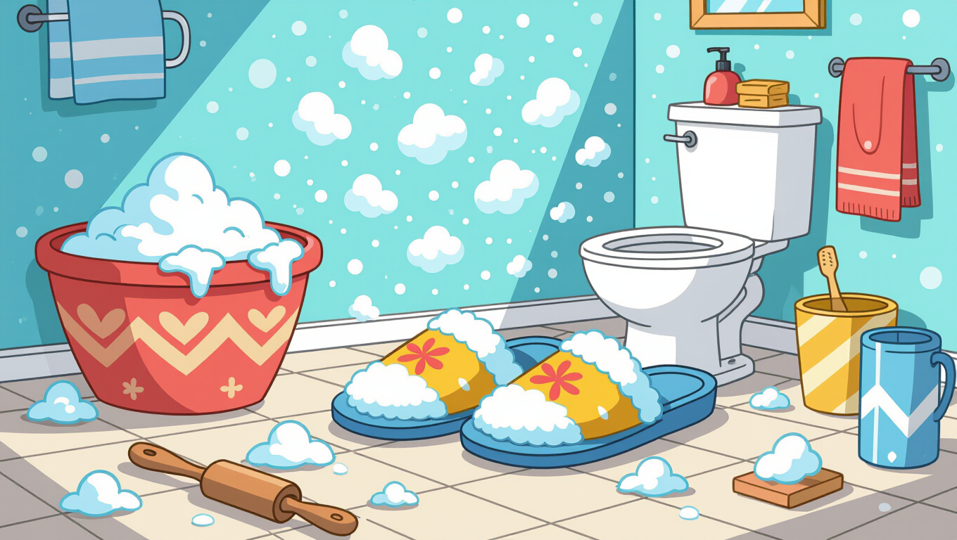 옥실 슬리퍼 냄새 제거