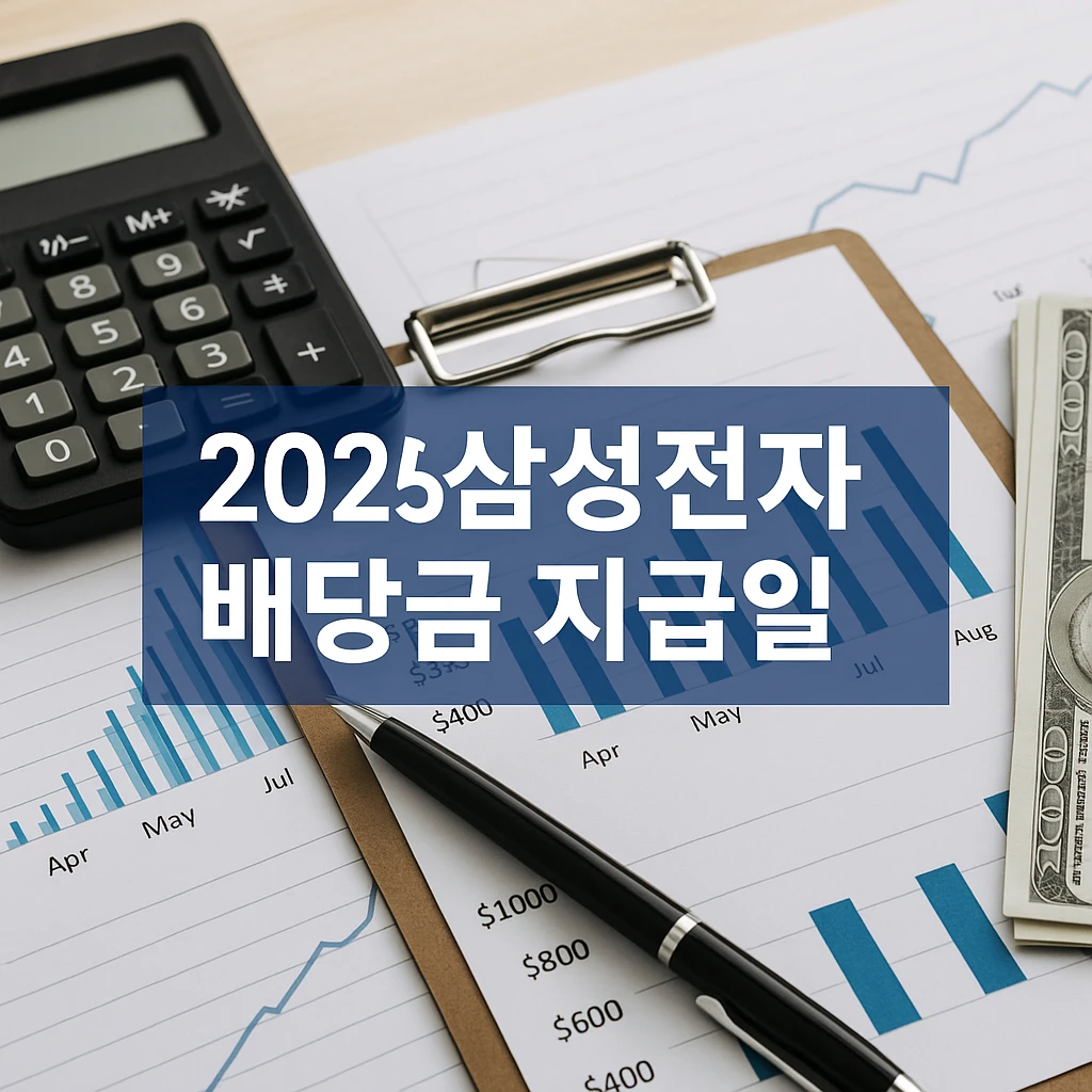 2025 삼성전자 배당금 지급일