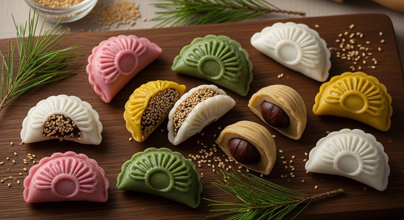 송편 예쁘게 빚기