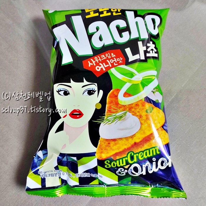 오리온 도도한 나쵸 사워크림 어니언맛 1봉지