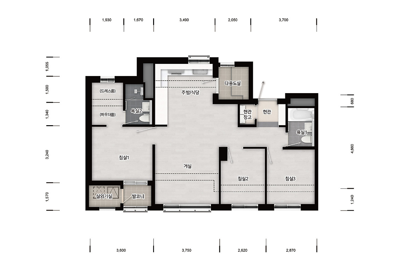 LH 부천대장 A7블록 - 59A 평면도