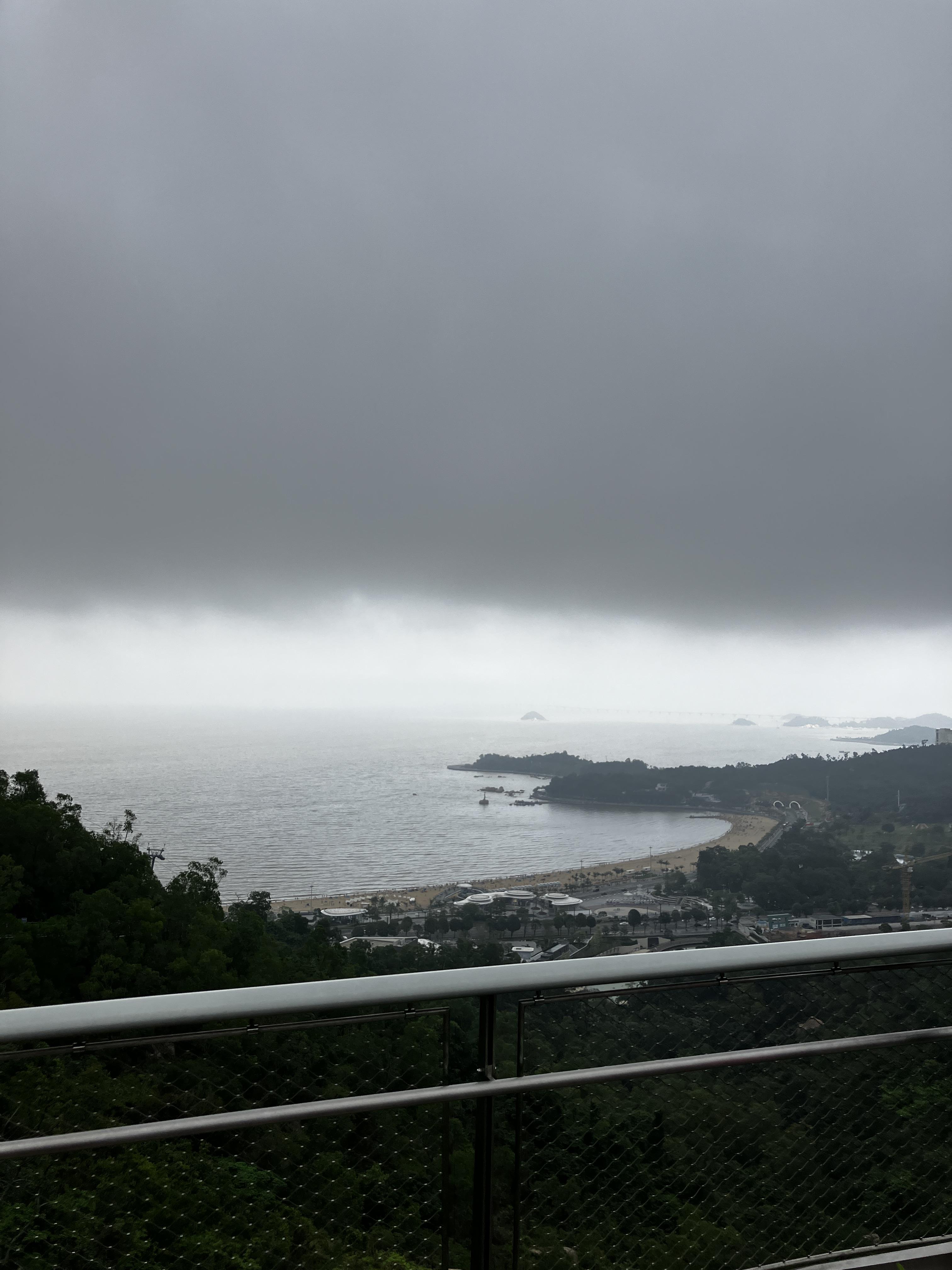 징산다오 공원과 바다풍경