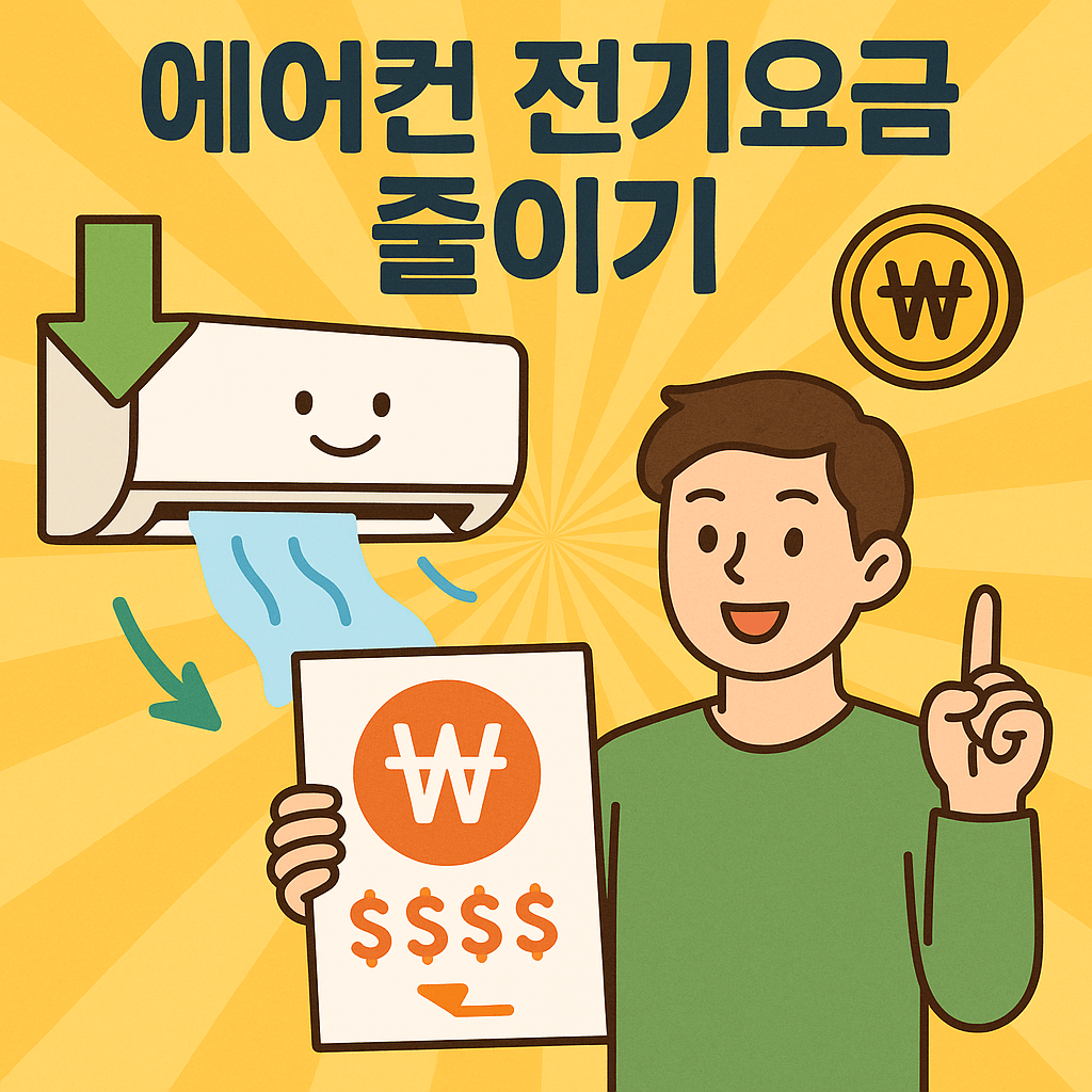 에어컨 전기요금 줄이기