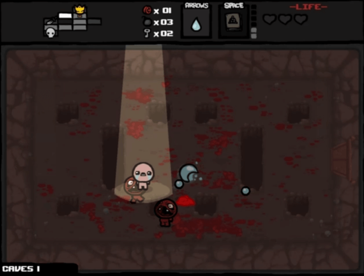 아이작-플래시게임-종료-화면