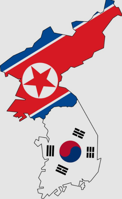 남북 휴전 지도