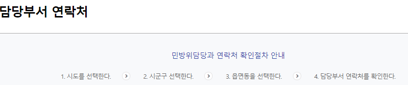 민방위 일정