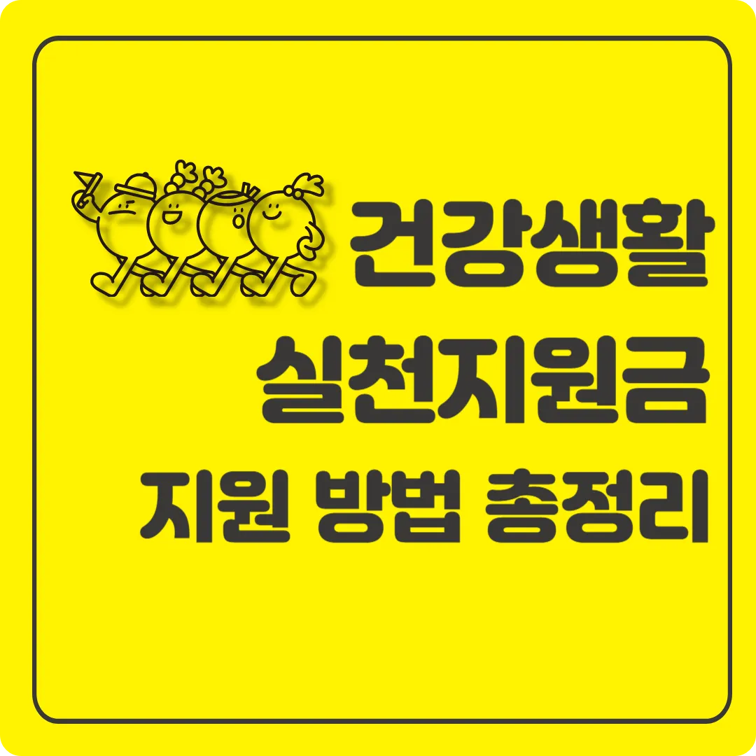 건강생활실천지원금제도