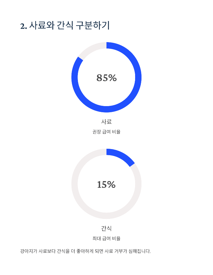 강아지 사료 안먹을 때