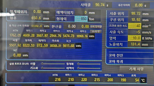 성형기 전력량 모니터