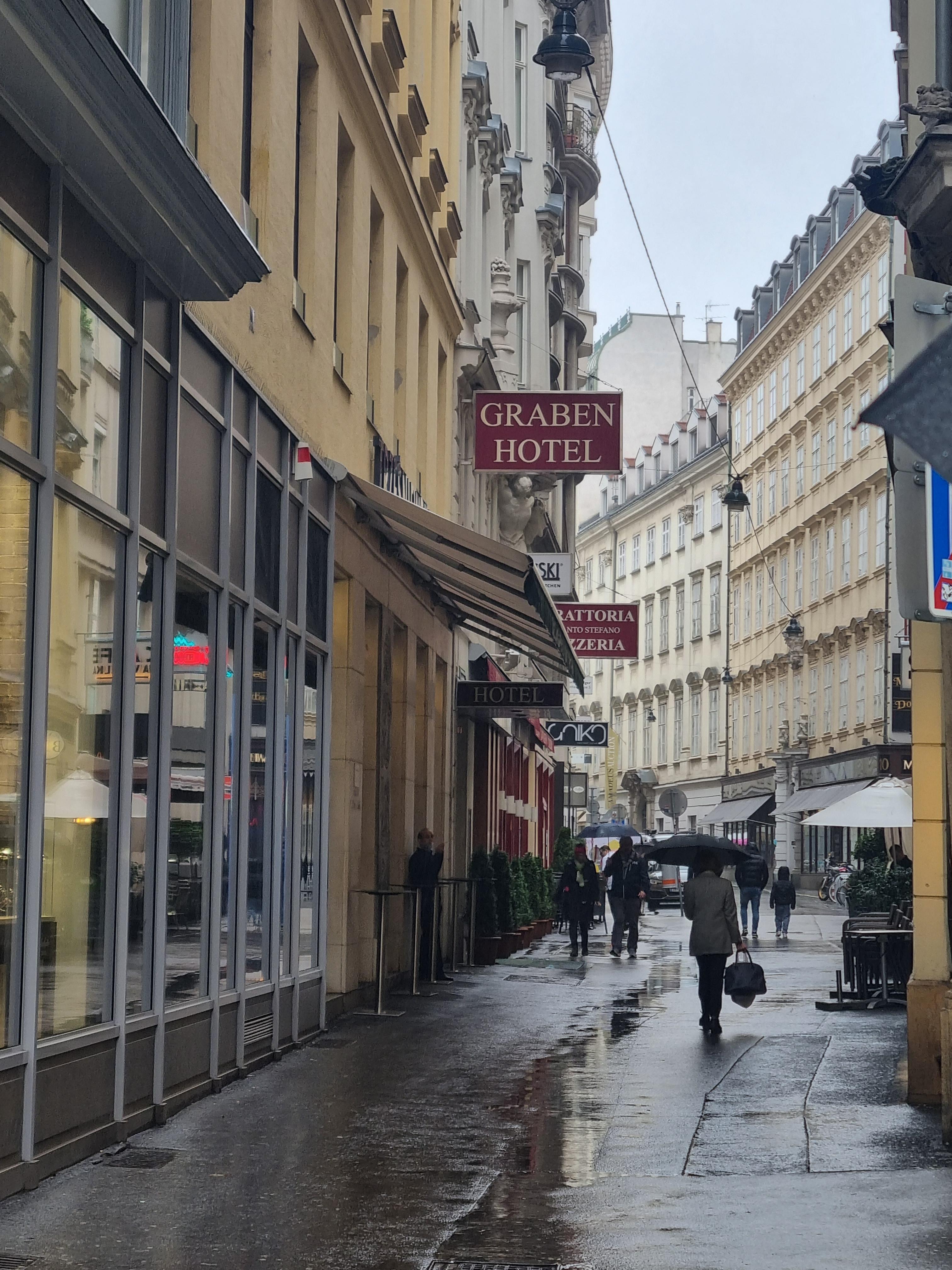 비엔나_비오는 거리