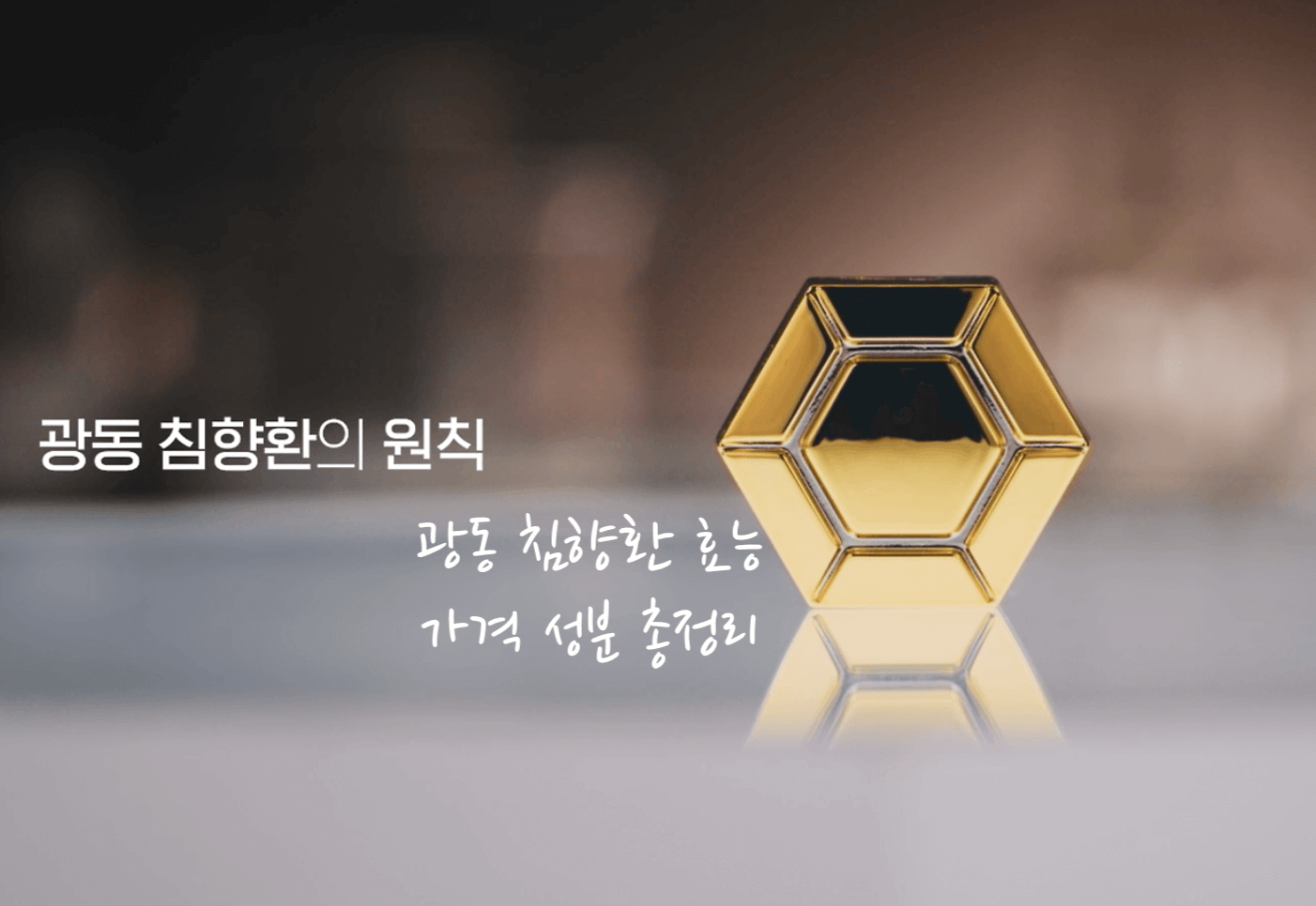 광동 침향환 효능