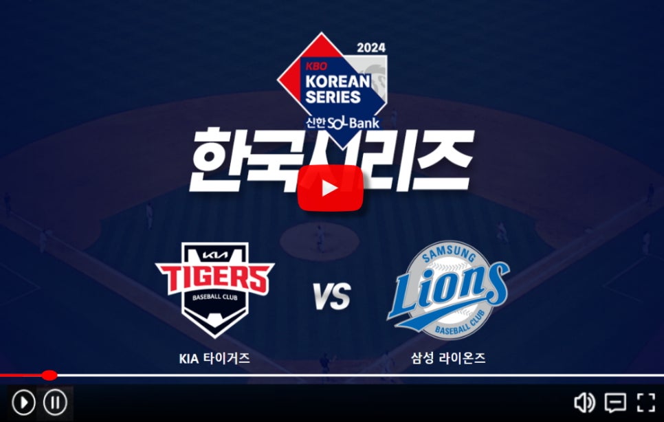 2024 한국시리즈 서스펜디드게임