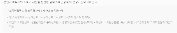장애인연금 수급 자격 (3) 소득 인정액