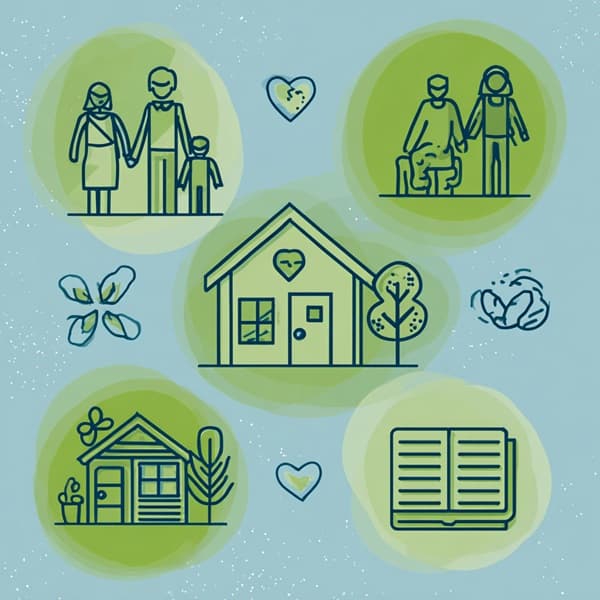 조손가정과 청소년 가장 대상 복지 연계 제도를 설명하는 인포그래픽