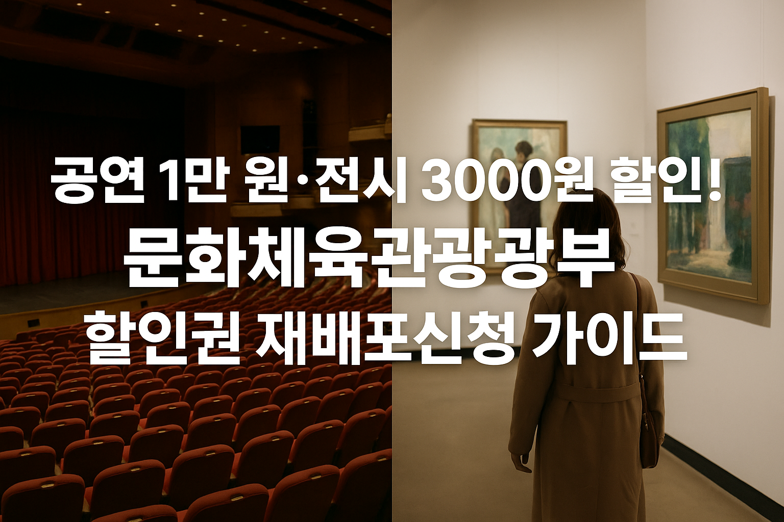 2025 공연·전시 할인권 173만 장 재배포