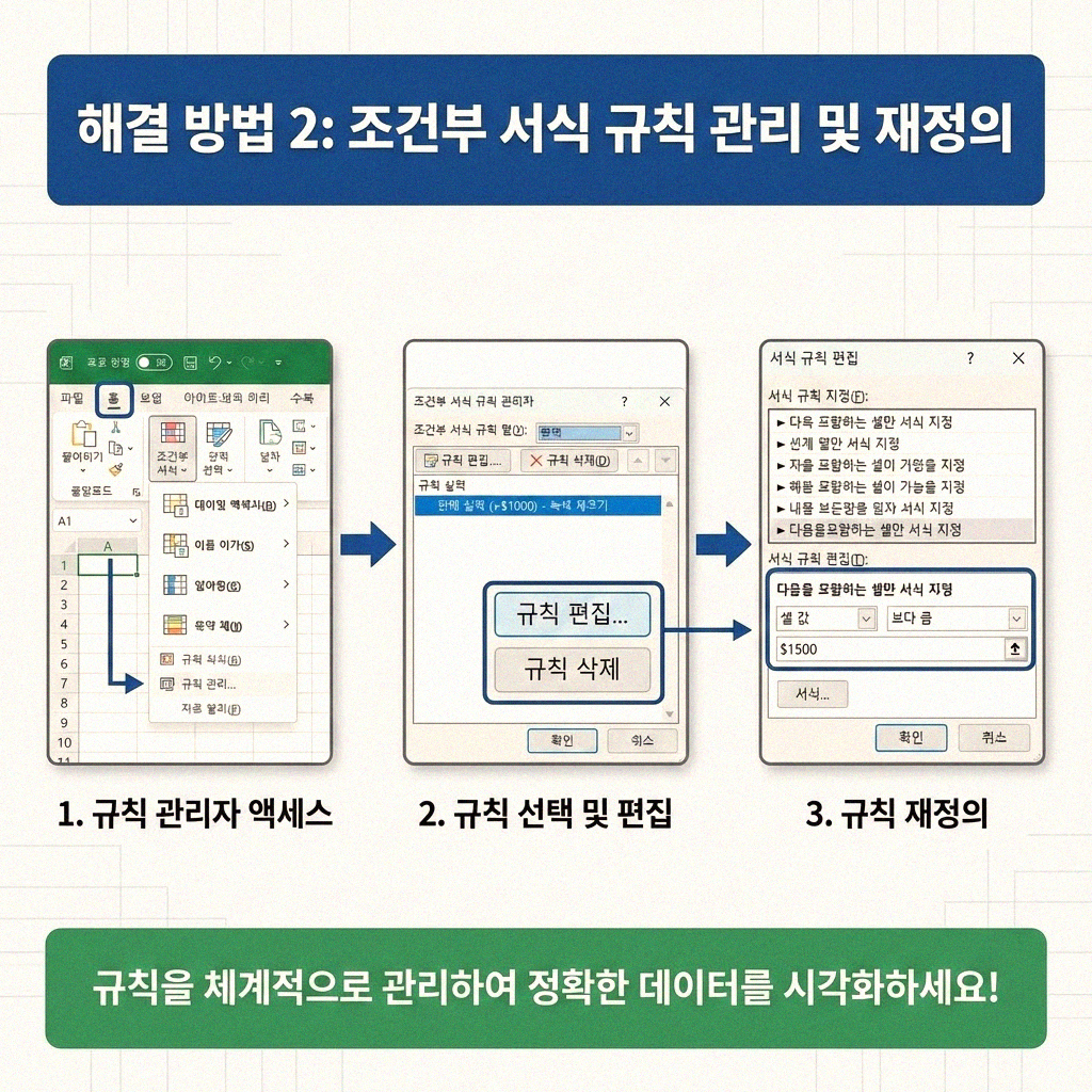 엑셀 조건부 서식 복사가 안 될 때, 이 방법으로 바로 해결하세요!