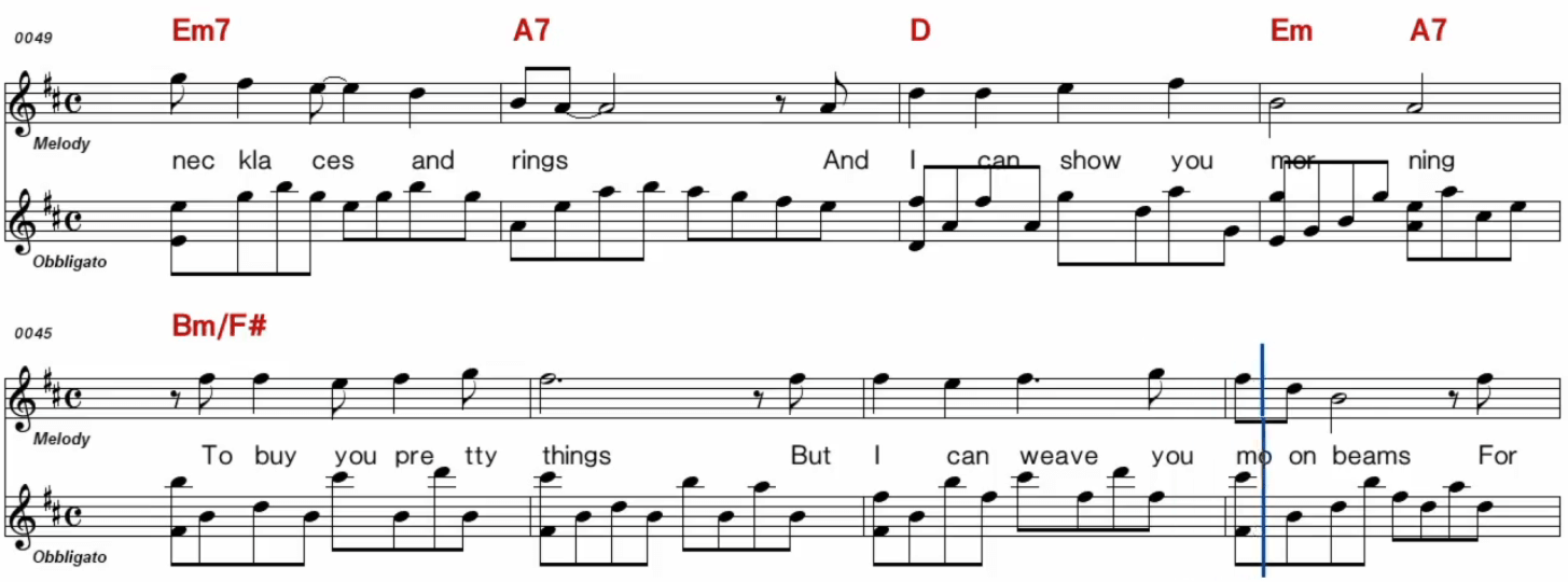 양희은 일곱 송이 수선화 악보