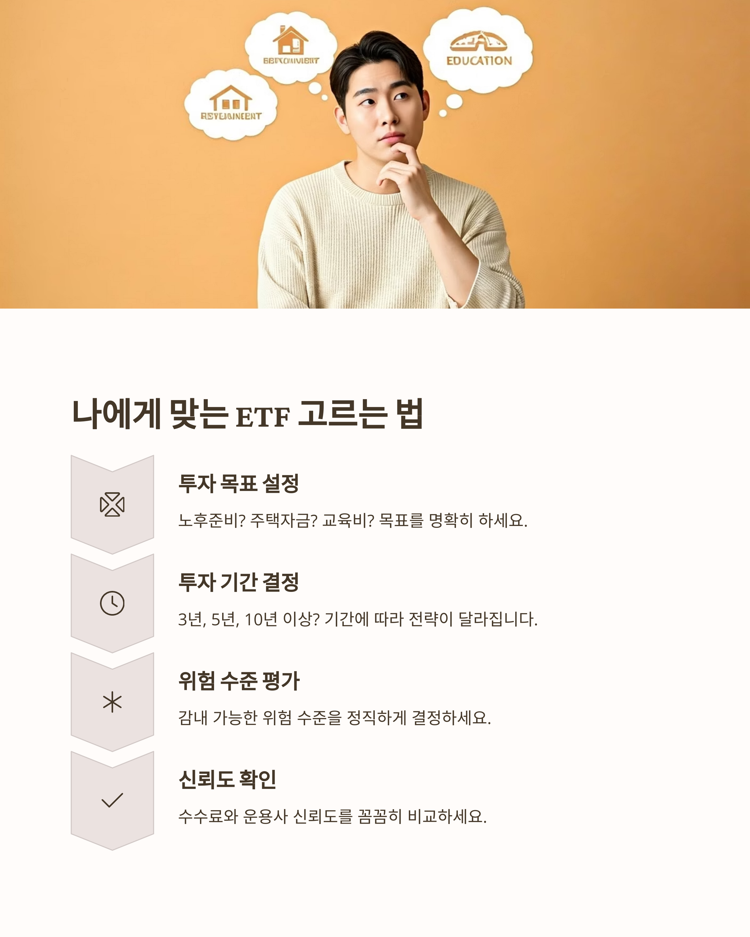 나에게 맞는 ETF투자 고르기