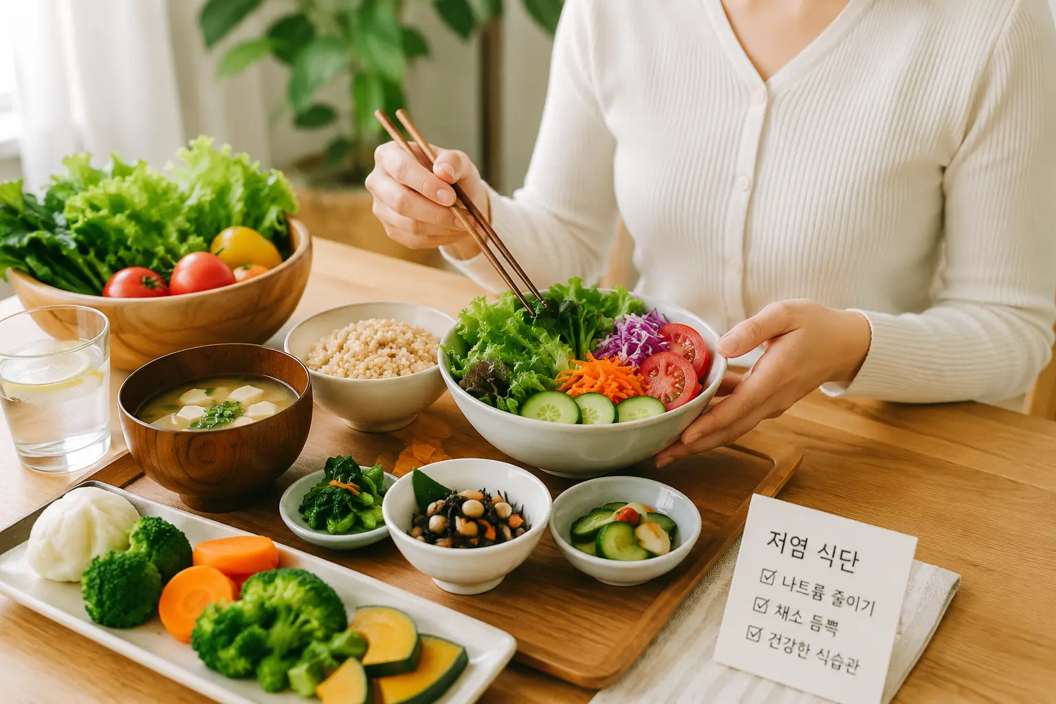 저염 식단과 건강한 식습관