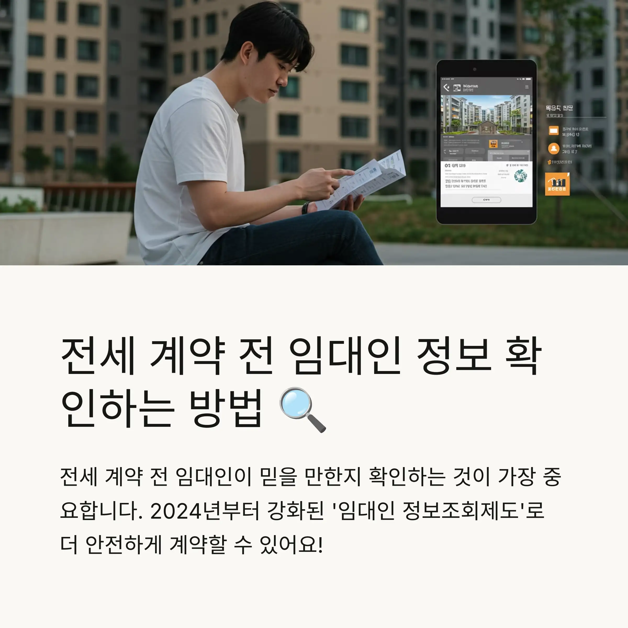 왜 임대인 정보 확인이 중요한가요? 📌