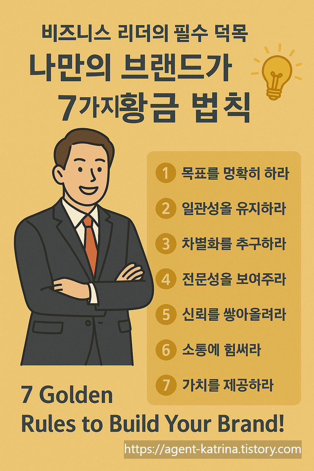 ChatGPT 이미지 비즈니스 리더의 필수 덕목! 나만의 브랜드가 되는 7가지 황금 법칙
