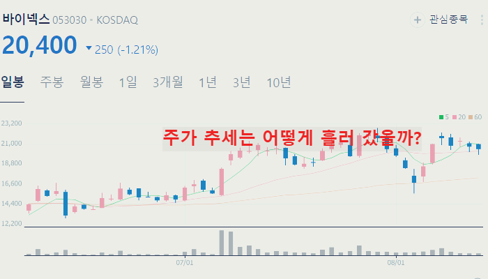 화이자 관련주 대장주 TOP10