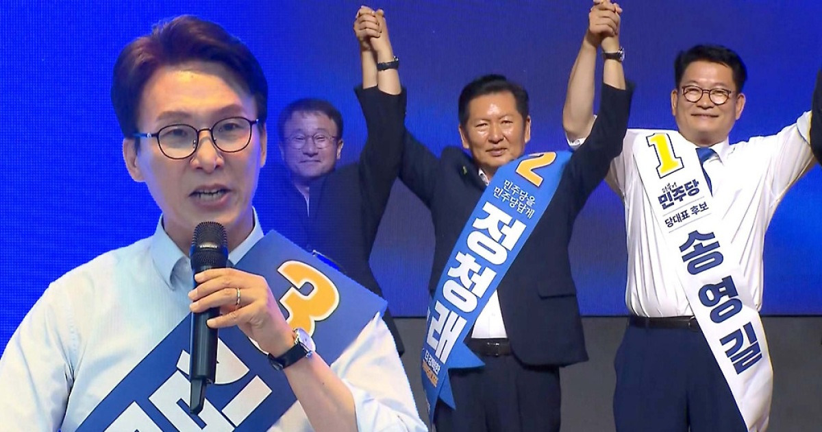 김민석 첫 경선 승리