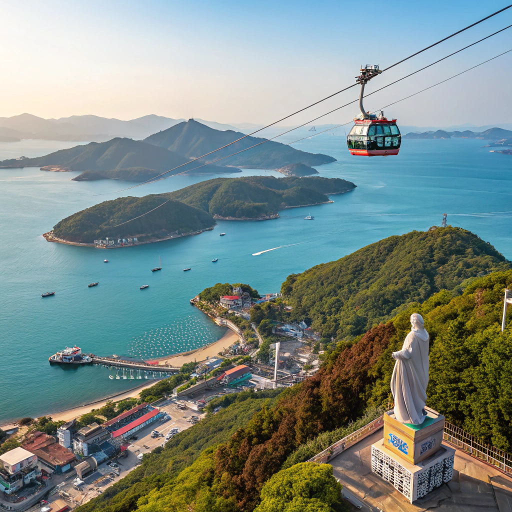 통영 필수코스 총정리! 케이블카, 루지, 벽화마을까지 한 번에!