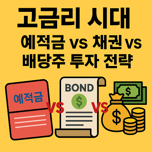 고금리 시대, 예적금 vs 채권 vs 배당주 투자 전략