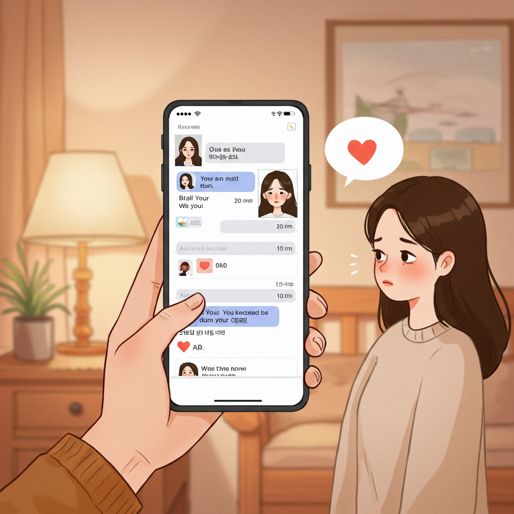 회피할 때 보이는 행동들