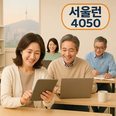 중장년층 평생교육의 새로운 기회, 서울런 4050 프로그램 완벽 분석