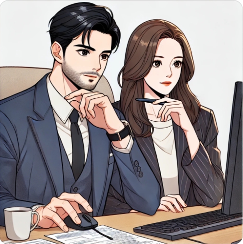 근로장려금을 신청하는 모습을 표현한 이미지