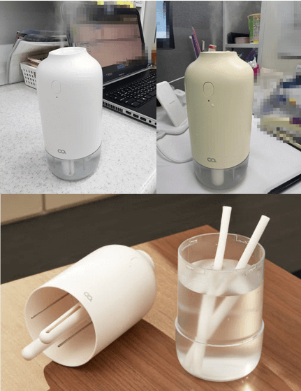 사무실 책상용 미니 가습기 추천, 오야 듀얼 미스트1