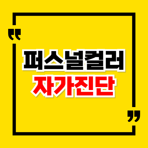 퍼스널컬러 자가진단 사이트