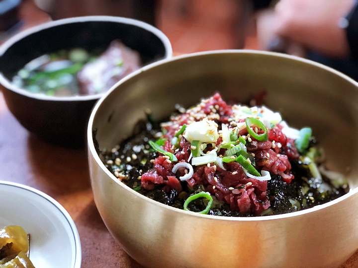 6시내고향 전남 함평 육회 비빔밥 90년 노포 고향정가게 고향노포 생고기 육회낙지비빔밥 요리 맛집 오늘 방송 추천