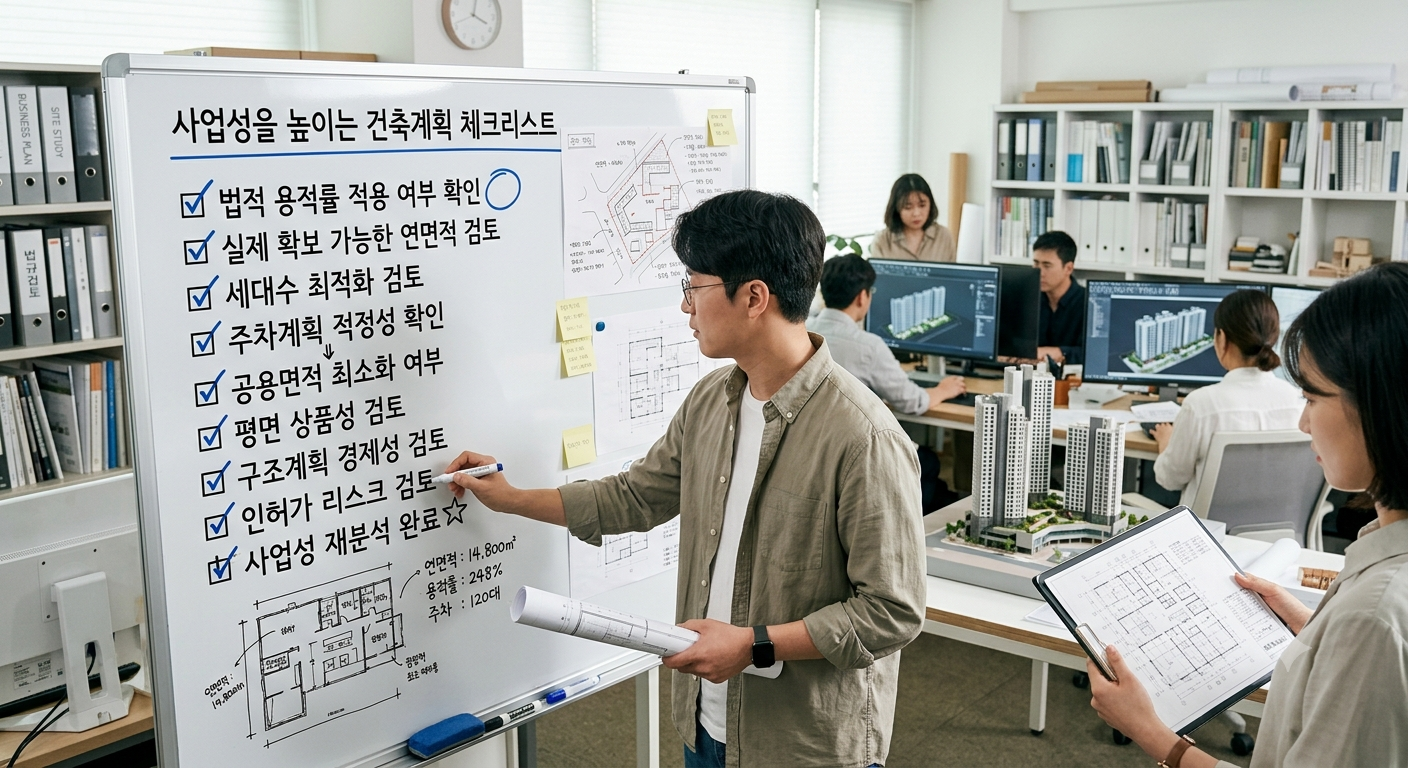 사업성을 높이는 건축계획 체크리스트