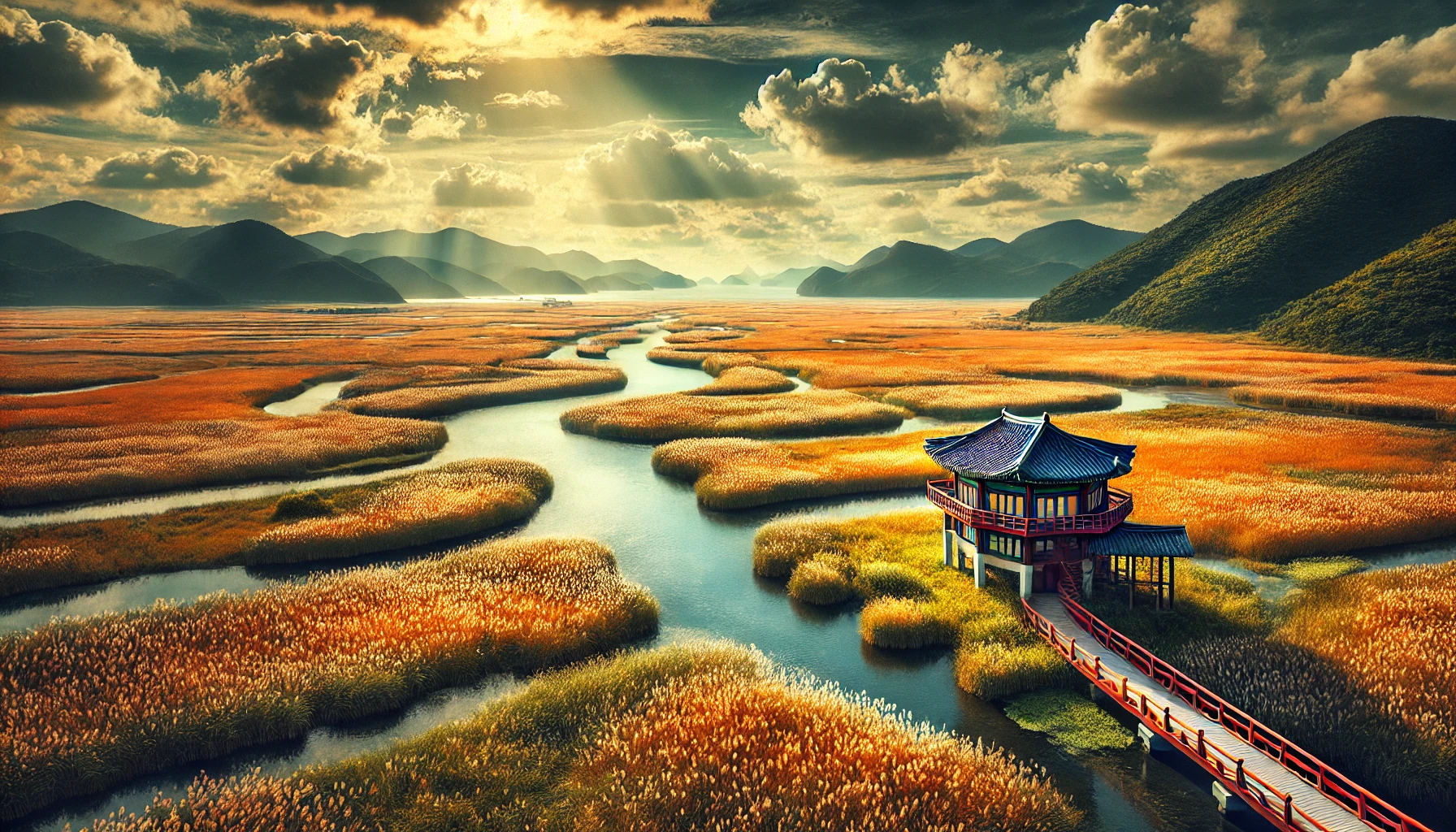 전남 순천만 습지