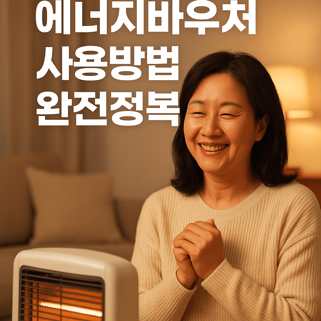 에너지바우처 사용방법